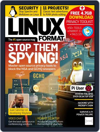 Linux Format April 1st, 2018 Digital Back Issue Cover
