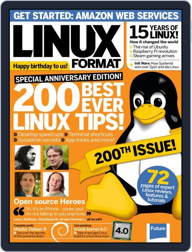 Linux Format July 7th, 2015 Digital Back Issue Cover