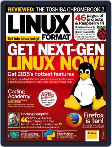 Linux Format January 21st, 2015 Digital Back Issue Cover