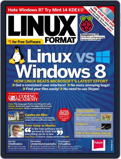 Linux Format (Digital) January 31st, 2013 Issue Cover