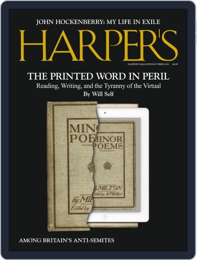 Harper's October 1st, 2018 Digital Back Issue Cover