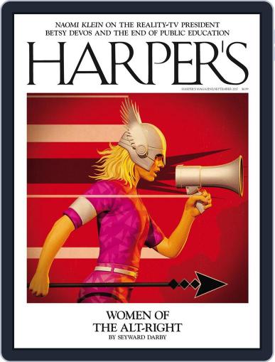 Harper's September 1st, 2017 Digital Back Issue Cover