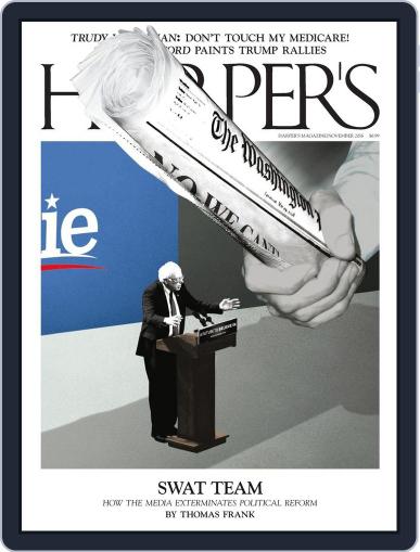 Harper's November 1st, 2016 Digital Back Issue Cover