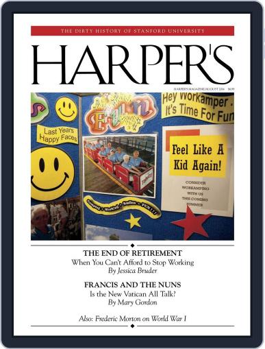 Harper's July 22nd, 2014 Digital Back Issue Cover