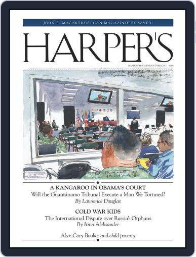 Harper's September 24th, 2013 Digital Back Issue Cover