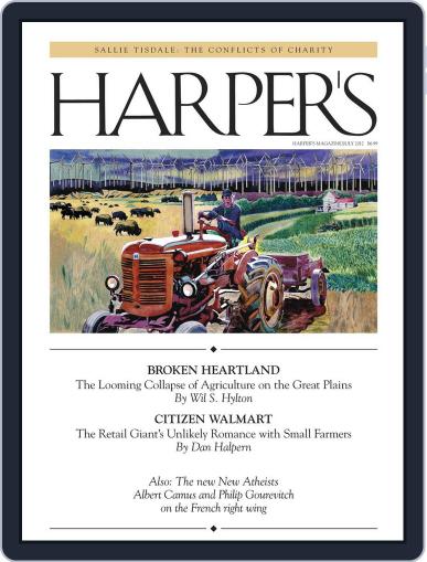 Harper's June 26th, 2012 Digital Back Issue Cover
