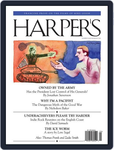 Harper's April 28th, 2011 Digital Back Issue Cover
