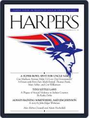 Harper's (Digital) Subscription                    January 25th, 2011 Issue