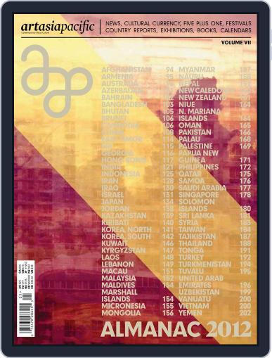 ArtAsiaPacific January 30th, 2012 Digital Back Issue Cover