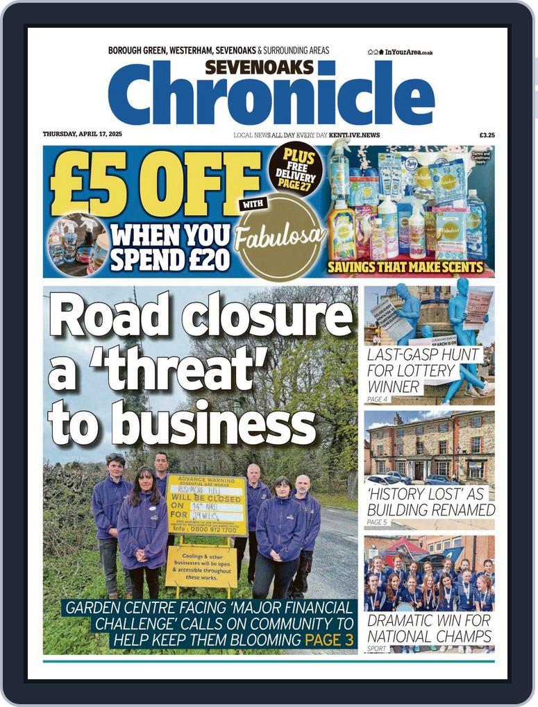 Sevenoaks Chronicle (Digital) Subscription