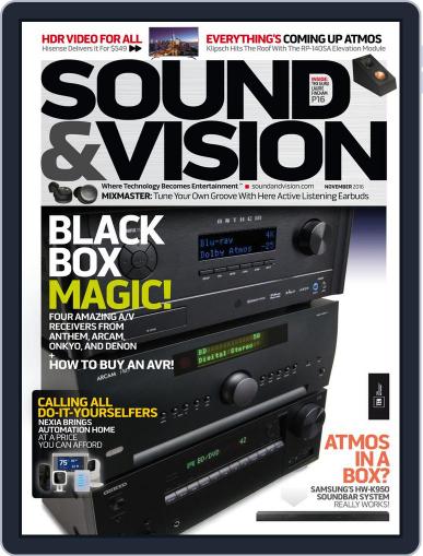 Sound & Vision November 1st, 2016 Digital Back Issue Cover