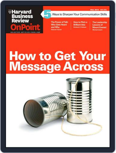 Harvard Business Review Special Issues July 7th, 2011 Digital Back Issue Cover