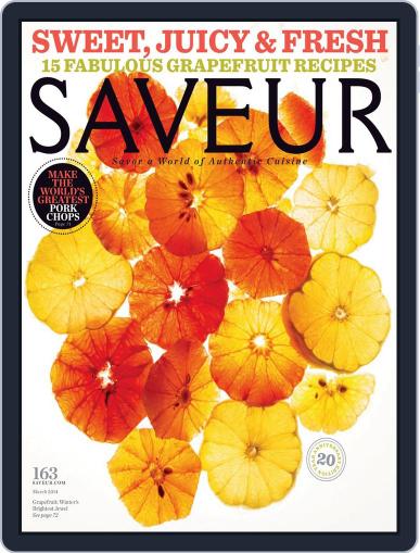 Saveur March 1st, 2014 Digital Back Issue Cover