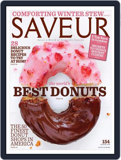 Saveur March 1st, 2013 Digital Back Issue Cover
