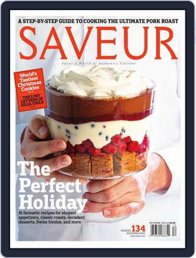 Saveur November 13th, 2010 Digital Back Issue Cover