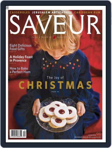 Saveur November 18th, 2006 Digital Back Issue Cover