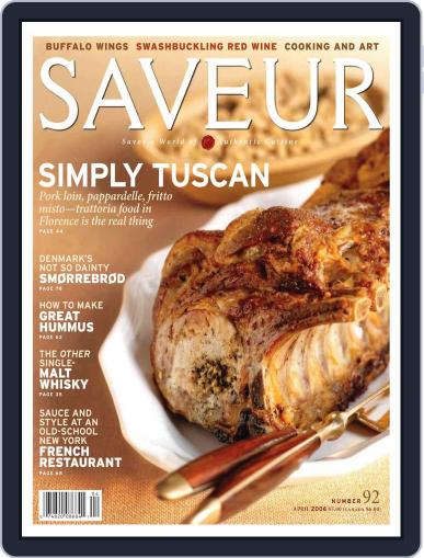Saveur March 18th, 2006 Digital Back Issue Cover