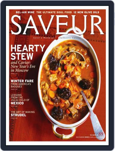 Saveur November 21st, 2005 Digital Back Issue Cover