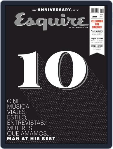 Esquire México November 1st, 2018 Digital Back Issue Cover
