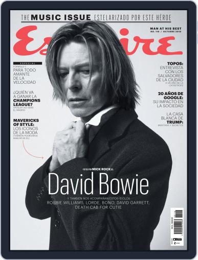 Esquire México October 1st, 2018 Digital Back Issue Cover