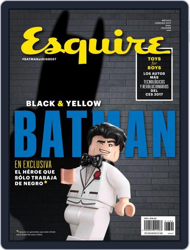 Esquire México February 1st, 2017 Digital Back Issue Cover