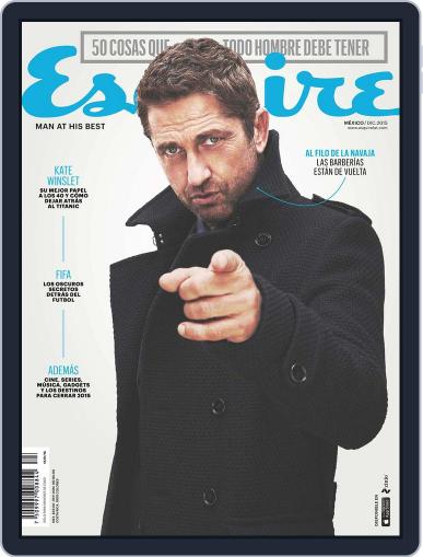 Esquire México December 14th, 2015 Digital Back Issue Cover