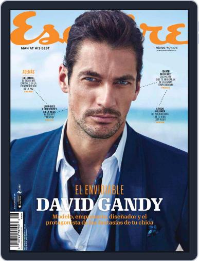 Esquire México November 12th, 2015 Digital Back Issue Cover