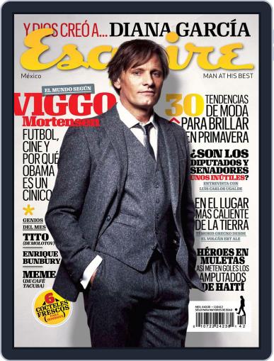 Esquire México March 12th, 2012 Digital Back Issue Cover