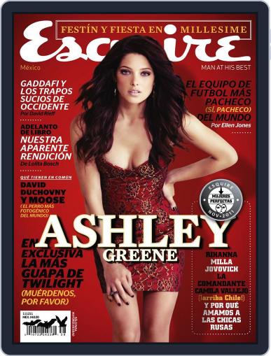Esquire México November 9th, 2011 Digital Back Issue Cover