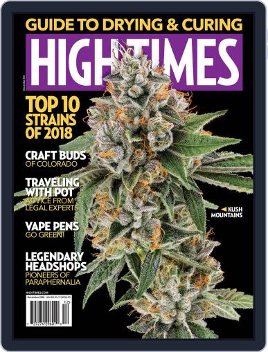 High Times December 1st, 2018 Digital Back Issue Cover