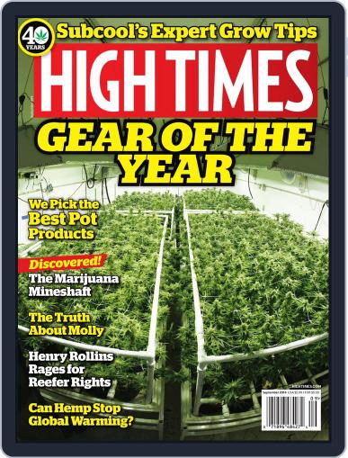 High Times August 31st, 2014 Digital Back Issue Cover