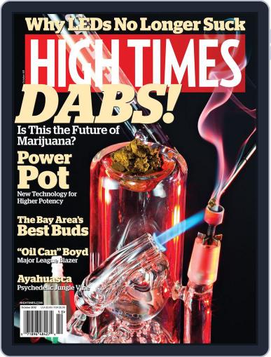 High Times August 16th, 2012 Digital Back Issue Cover
