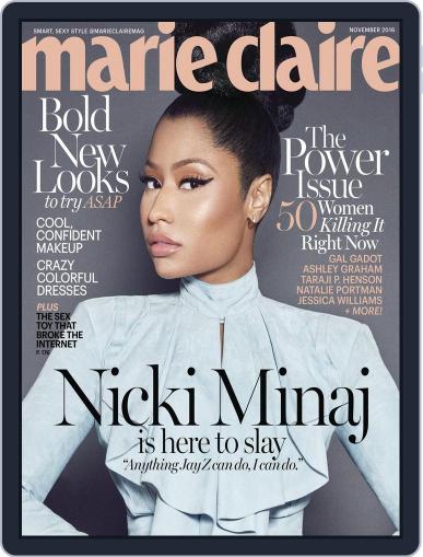 Marie Claire November 1st, 2016 Digital Back Issue Cover