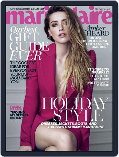 Marie Claire December 1st, 2015 Digital Back Issue Cover