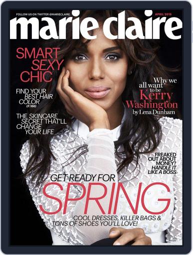 Marie Claire April 1st, 2015 Digital Back Issue Cover