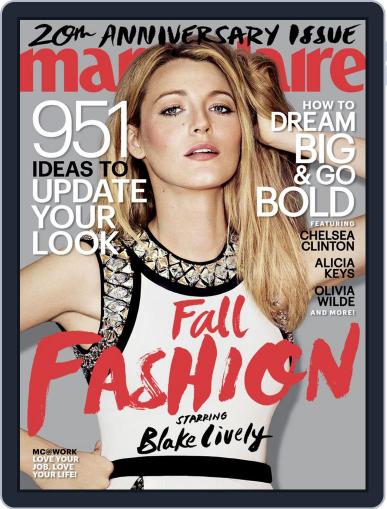 Marie Claire August 15th, 2014 Digital Back Issue Cover