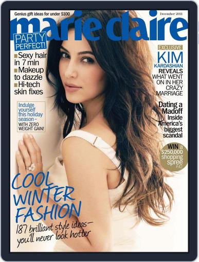 Marie Claire November 28th, 2011 Digital Back Issue Cover
