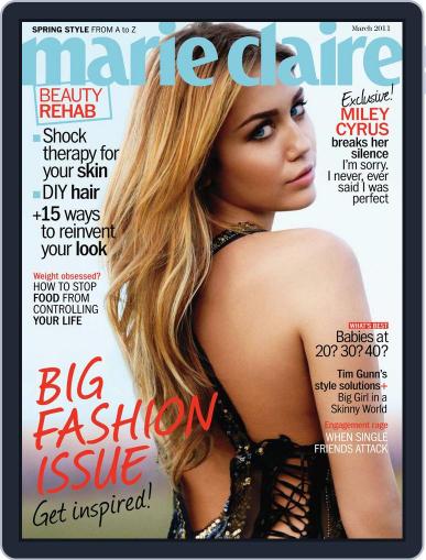 Marie Claire February 18th, 2011 Digital Back Issue Cover