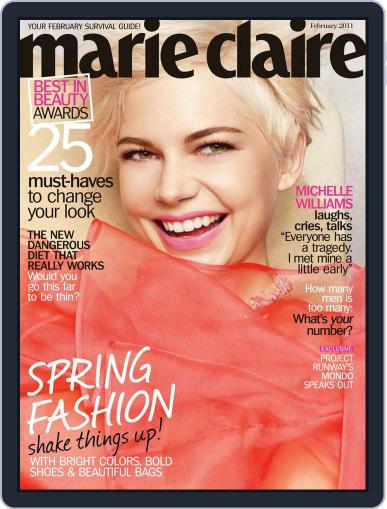 Marie Claire January 19th, 2011 Digital Back Issue Cover