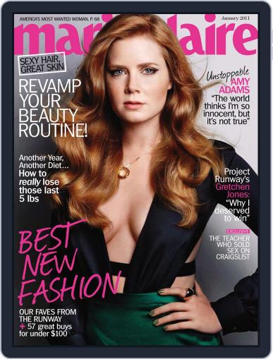 Marie Claire December 21st, 2010 Digital Back Issue Cover