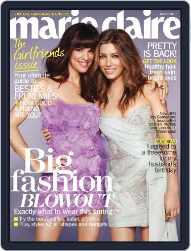 Marie Claire February 9th, 2010 Digital Back Issue Cover