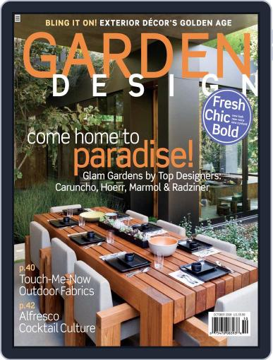 Garden Design August 30th, 2008 Digital Back Issue Cover