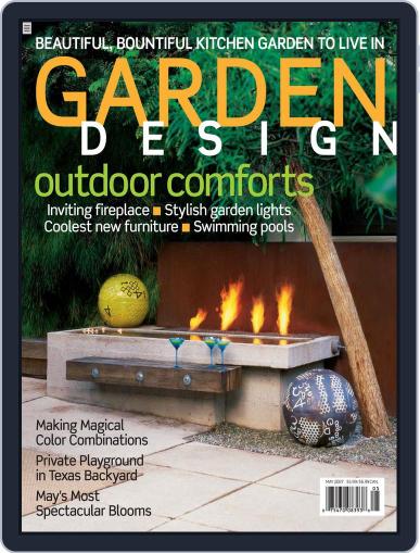 Garden Design April 14th, 2007 Digital Back Issue Cover