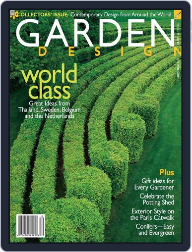 Garden Design November 8th, 2005 Digital Back Issue Cover