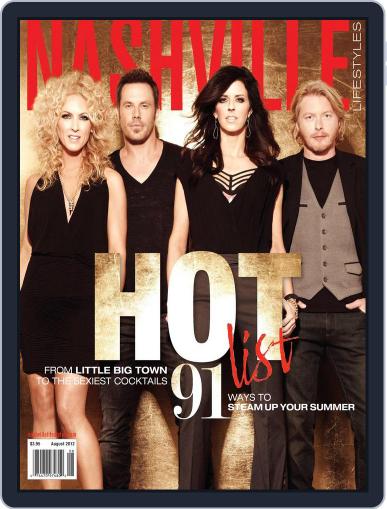 Nashville Lifestyles August 1st, 2012 Digital Back Issue Cover