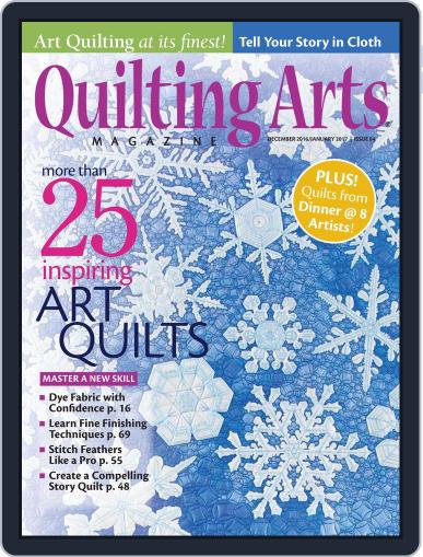 Quilting Arts December 1st, 2016 Digital Back Issue Cover