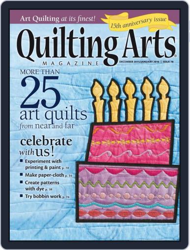Quilting Arts November 18th, 2015 Digital Back Issue Cover