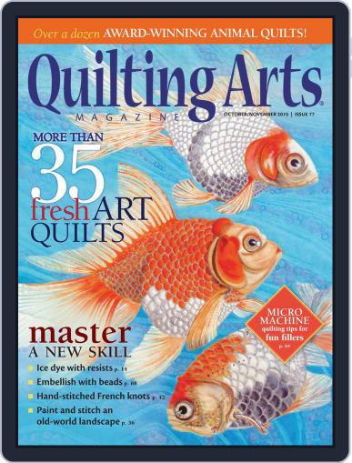 Quilting Arts September 8th, 2015 Digital Back Issue Cover