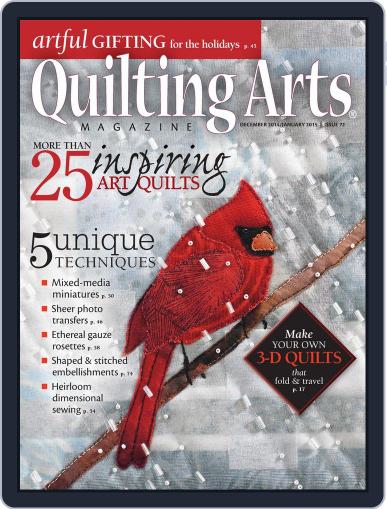 Quilting Arts November 19th, 2014 Digital Back Issue Cover