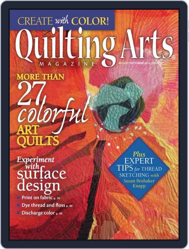 Quilting Arts July 9th, 2014 Digital Back Issue Cover
